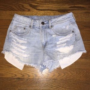 american eagle high waisted shorts